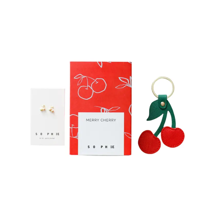 Sophie - Merry Cherry Gift Box - Gold 1