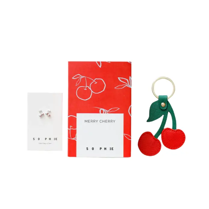 Sophie - Merry Cherry Gift Box - Silver 1
