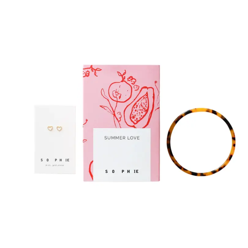 Sophie - Summer Love Gift Box - Gold W. Dark Tort 1