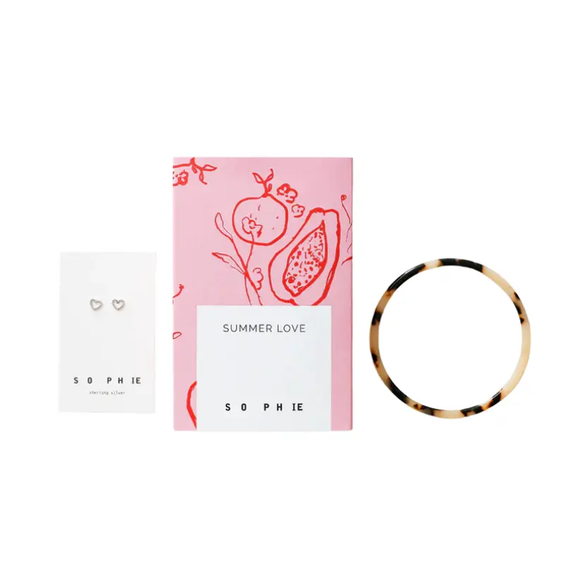 Sophie - Summer Love Gift Box - Silver W. Light Tort 1