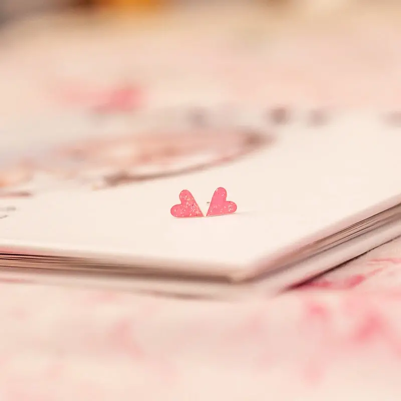 Lauren Hinkley - Sparkle Heart Earrings 1