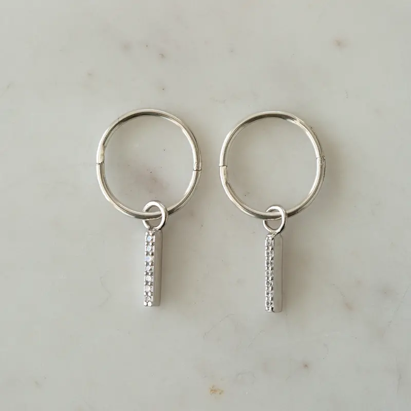 Sophie - Sparkle Bar Sleepers - Silver 1