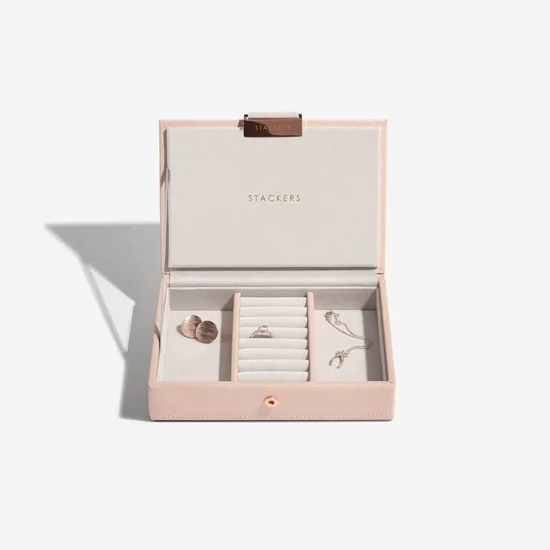 Stackers - Mini Lidded Jewellery Box - Blush 2