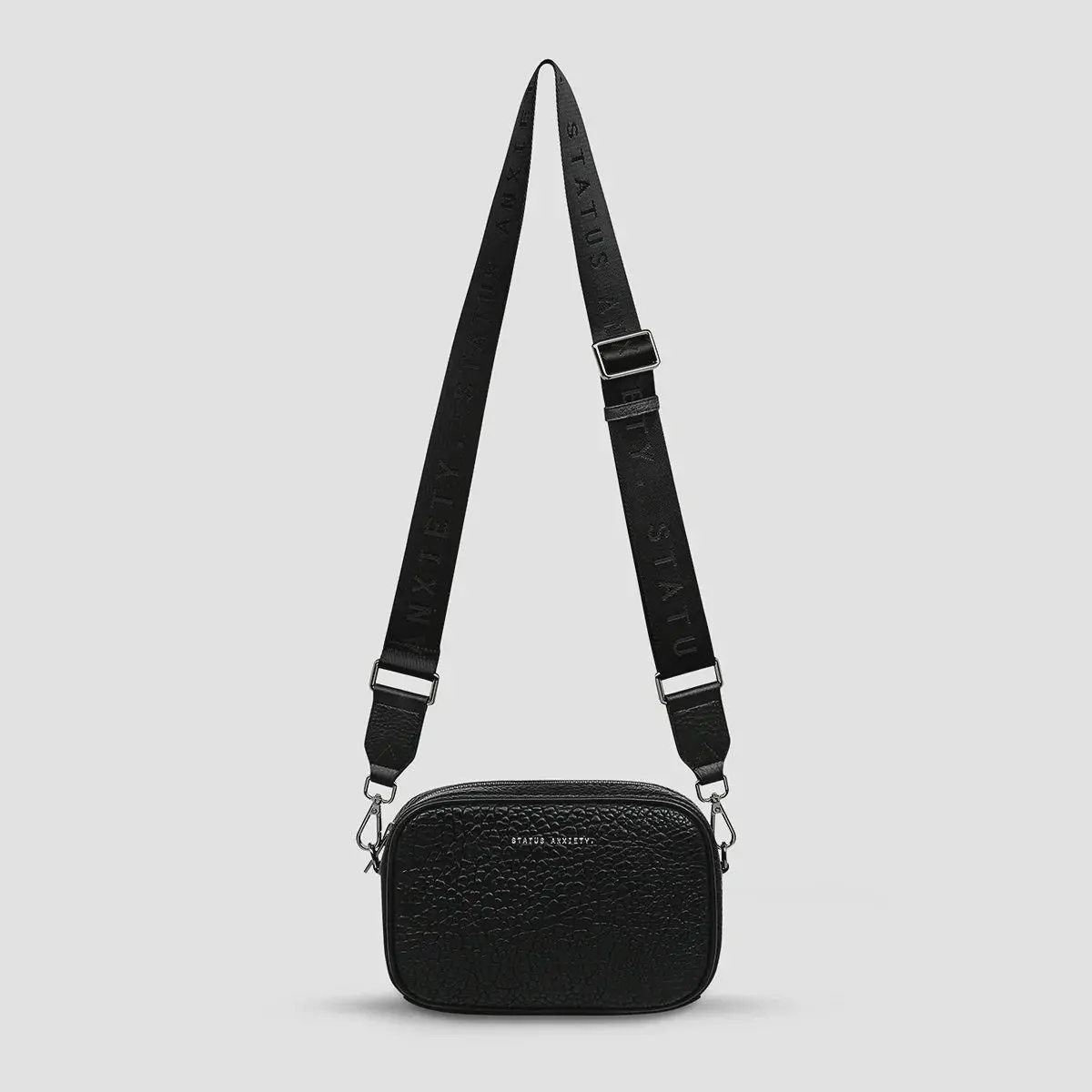 Status Anxiety - Plunder With Webbed Strap - Black Bubble 1