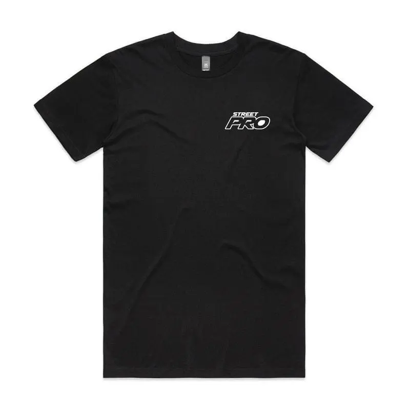 Street Pro Black Cotton Xl T-Shirt – Motorsports Lifestyle Apparel 2