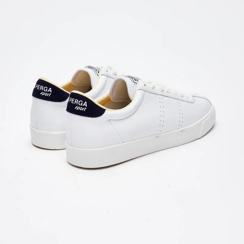Superga - 2843 Club S Comfort Leather - Blue Navy/Beige 1