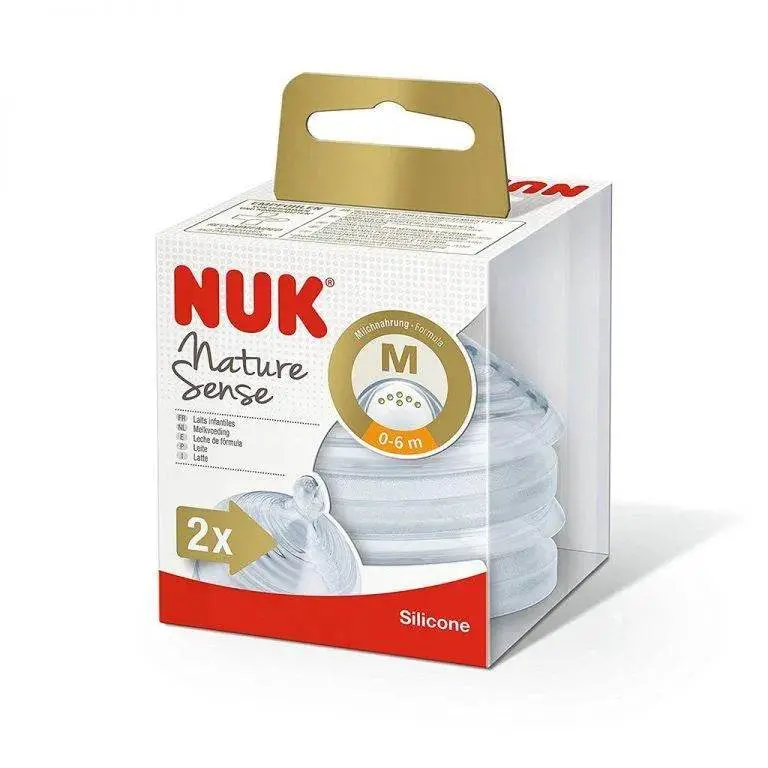 Tetinas Silicona Nature Pack 2 Uds. Nuk. Flujo S,M,L 2