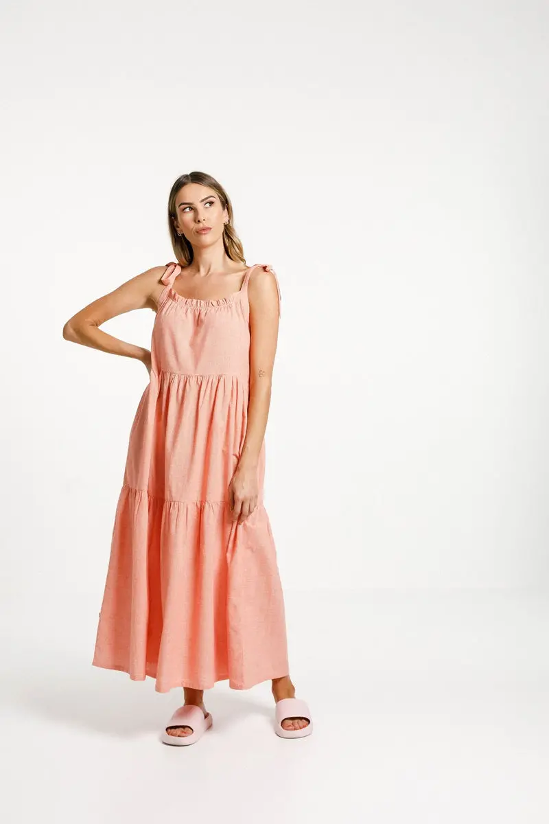 Thing Thing - Tie Up Ziggy Dress - Fanta 1
