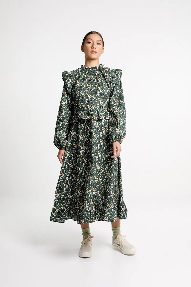 Thing Thing - Evita Dress - Botanical 1