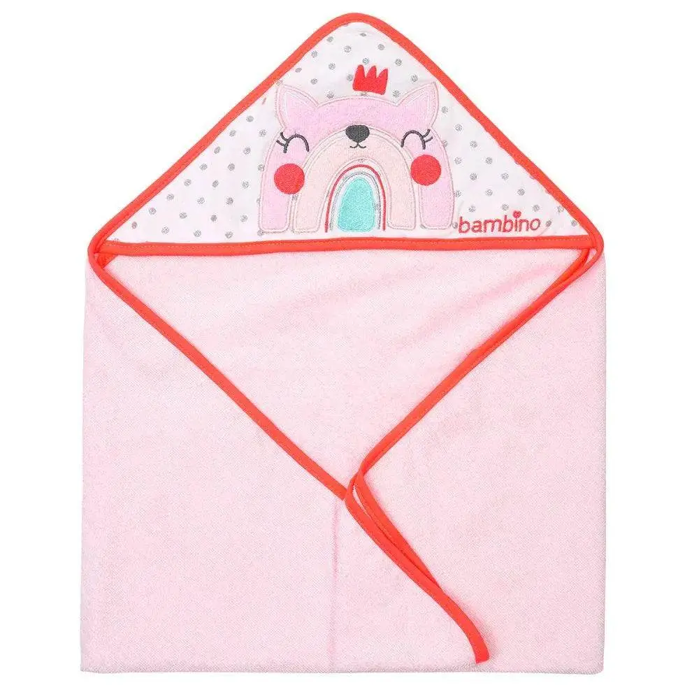 Toalla Con Capucha Arcoiris Multicolor, Bambino 1