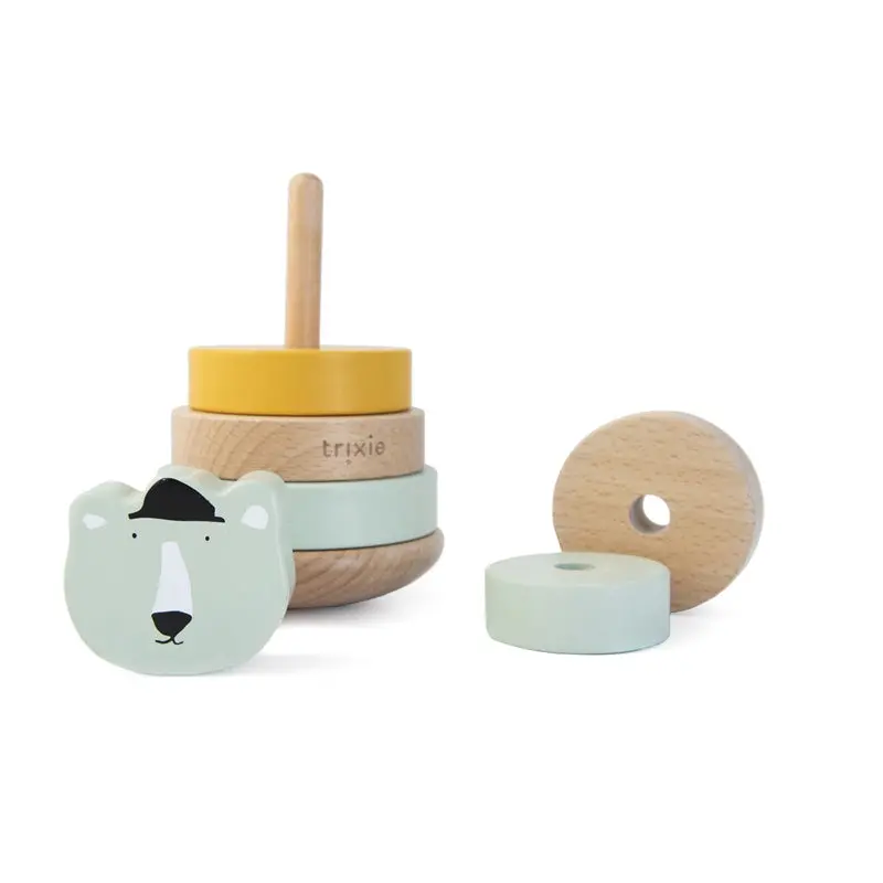 Trixie - Wooden Stacking Toy - Mr. Polar Bear 2