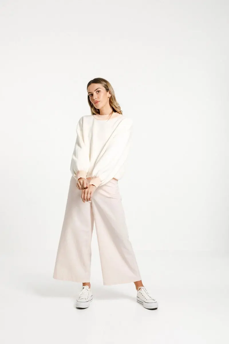 Thing Thing - Cotton Cleo Jumper - Peachy Milk 1