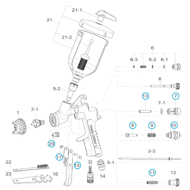 Air Adj. Set | Part Reference 14 1