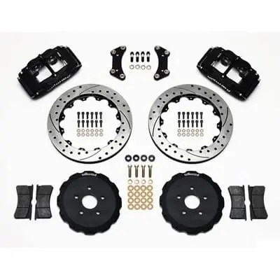 Wilwood 140-9013-D Forged Superlite 4 Big Brake Front Kit – 14" Rotors, 6-Piston Calipers 1
