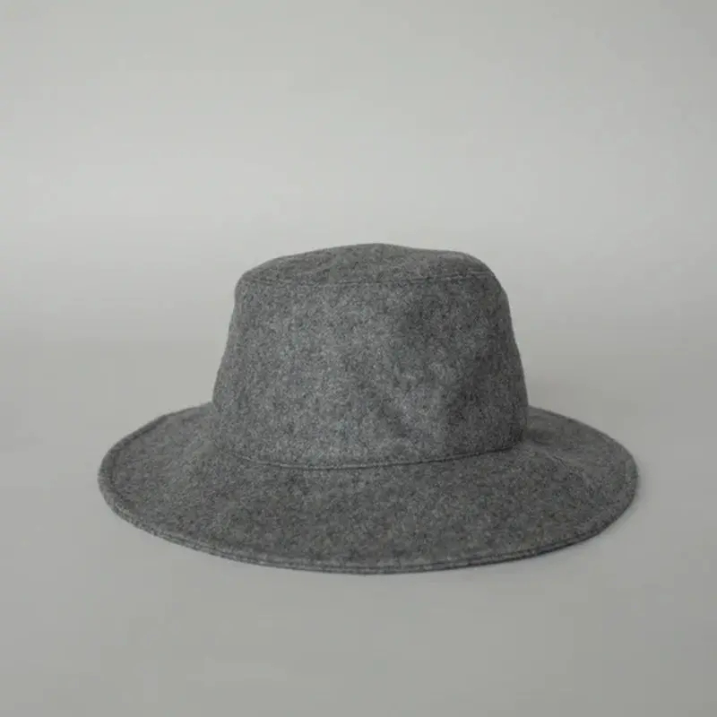 Sophie - Wool Bucket Hat - Grey Marle 1