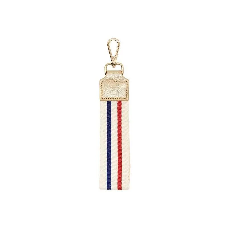 Elms + King - Wristlet - Red Tri Colour 1