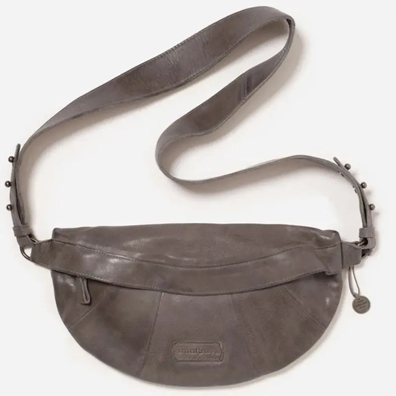 Stitch & Hide - St Kilda Sling Bag - Steel 1