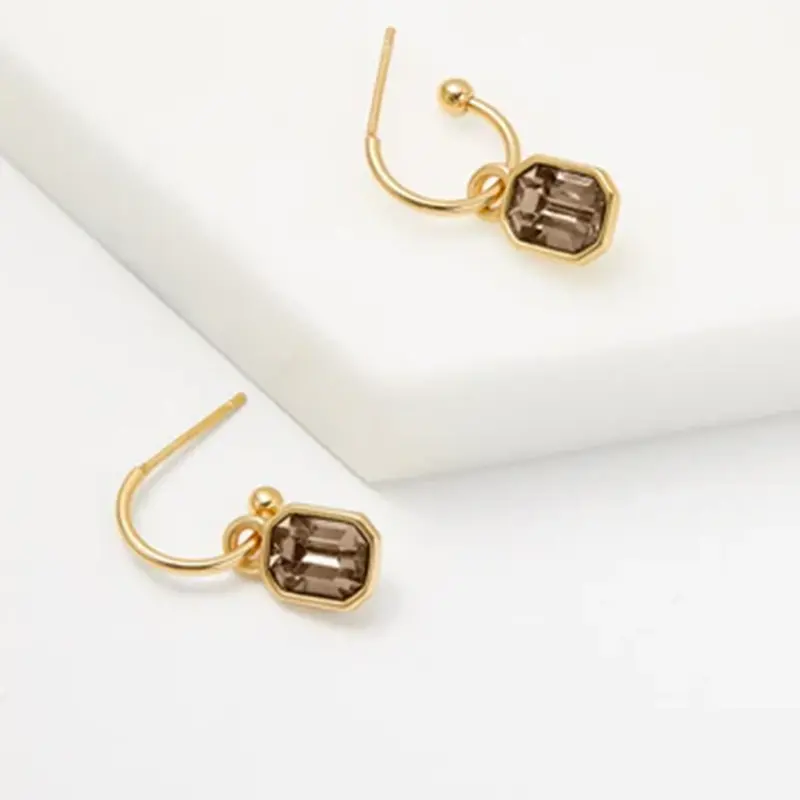 Zafino - Leighton Earring - Gold/Chocolate 1