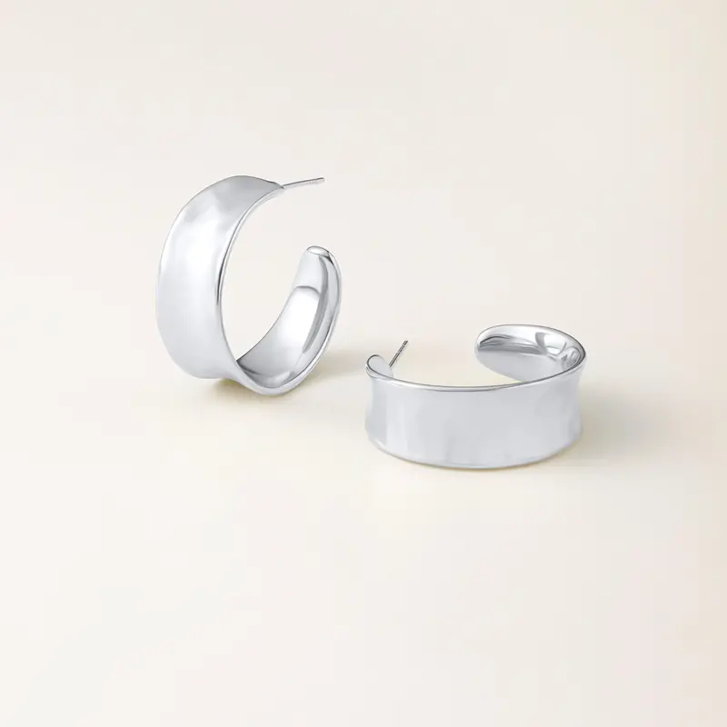 Zafino - Bianca Mini Hoops - Silver 1
