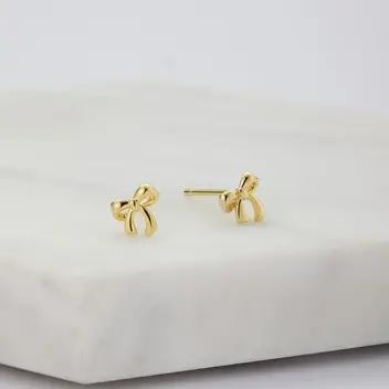 Zafino - Charlotte Stud Earring - Silver/Gold 1