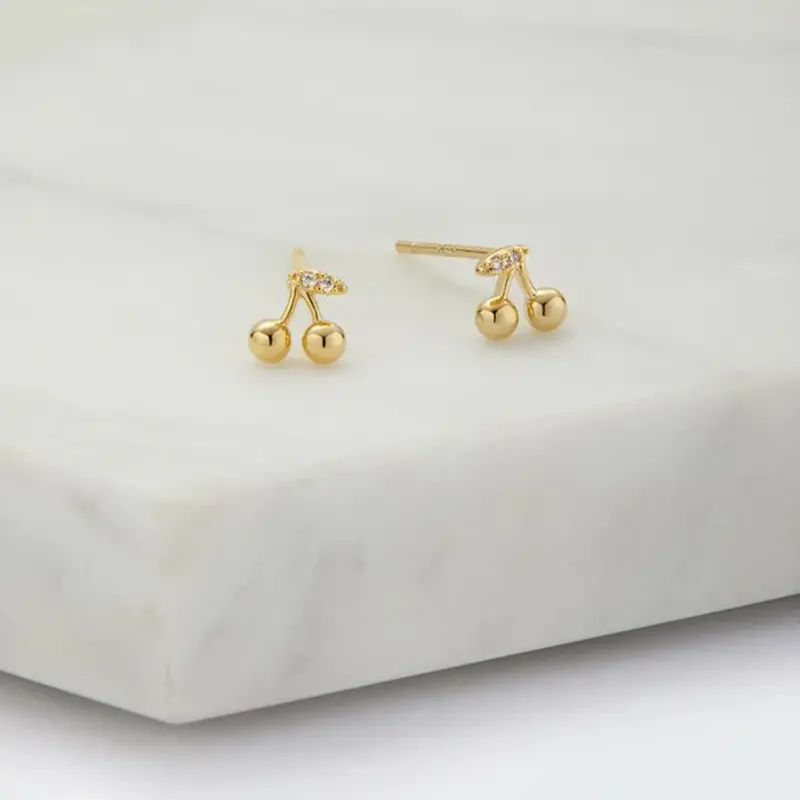 Zafino - Layla Stud Earring - Silver/Gold 1