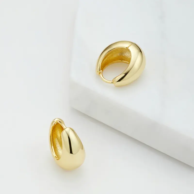 Zafino - Steph Hoop Large - Gold 1