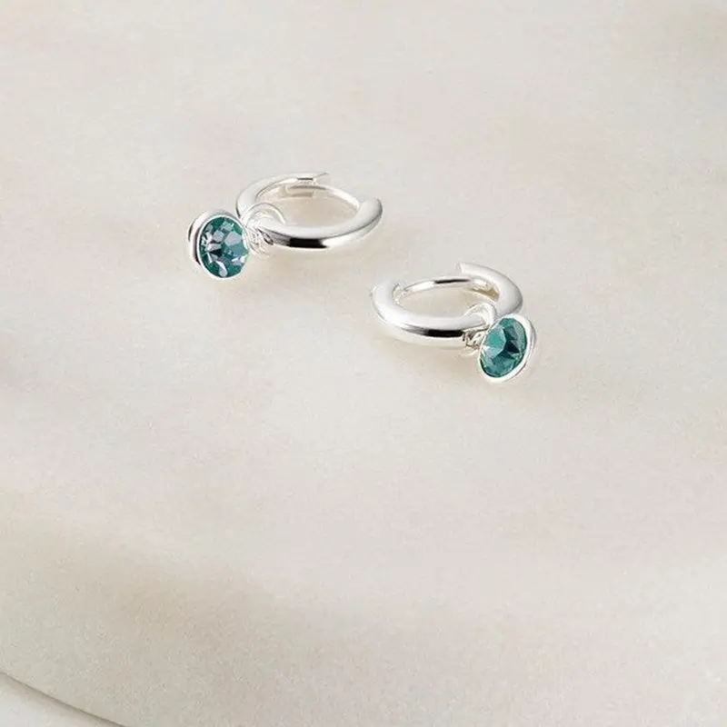 Zafino - Tess Earring - Sea/Silver 1