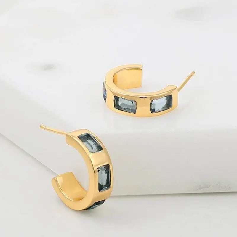 Zafino - Zara Hoop - Iolite 1