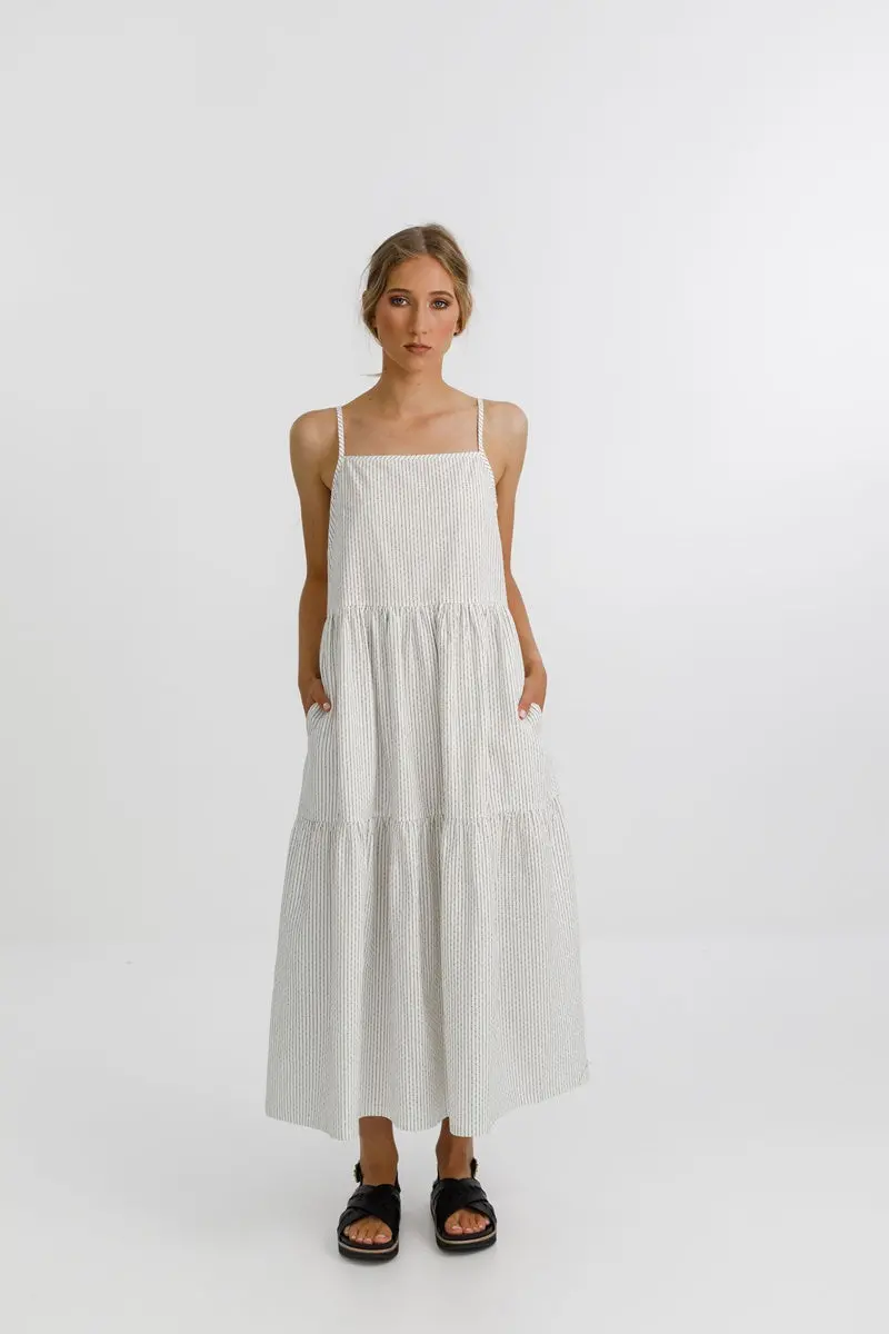Thing Thing - Ziggy Dress - Mono Stripe 1