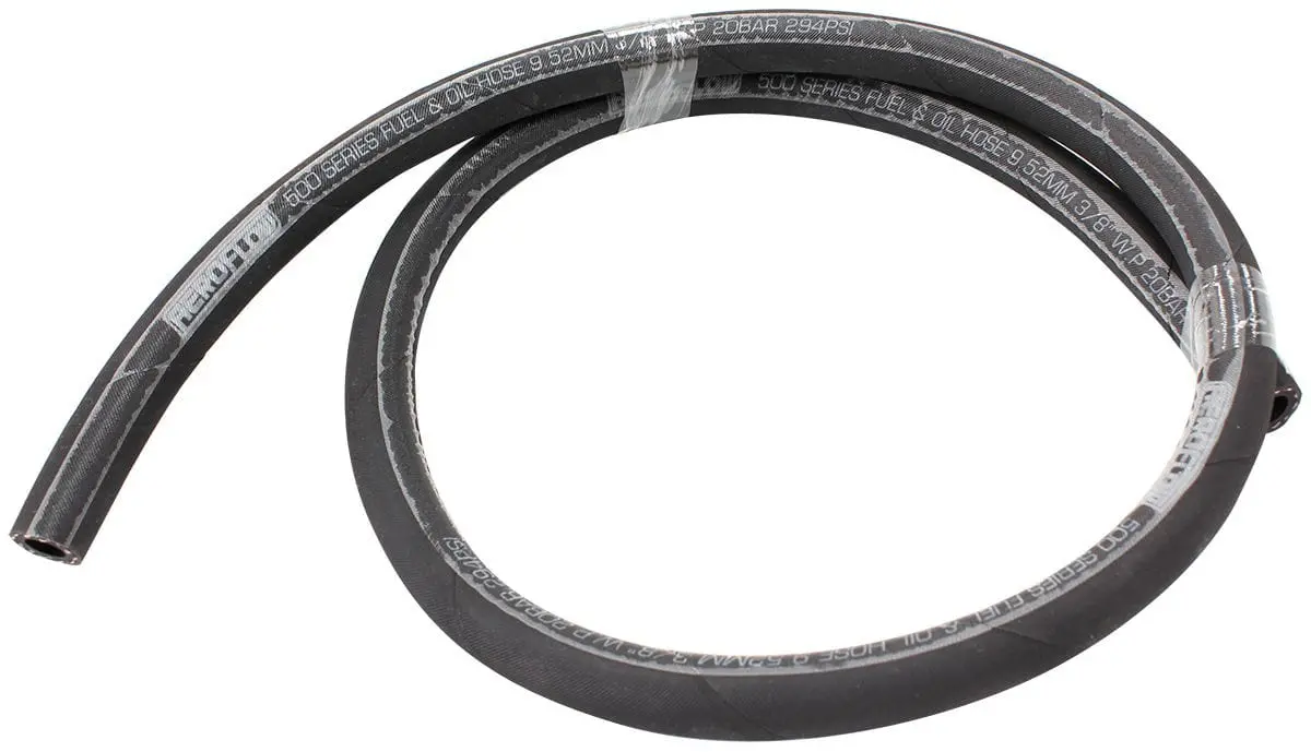 500 Series Black Push-Lock Hose Fitting – -12An Size (2 Meter Length) 1