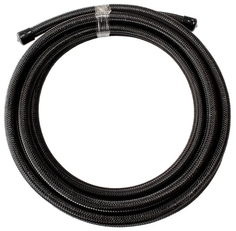 Af200-04-4.5Mb 4An Black Ptfe-Lined Stainless Braided Hose – 4.5 Meter 1