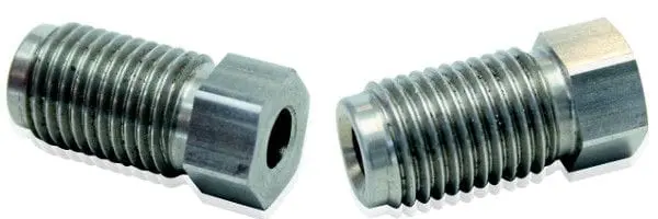Stainless Steel Inverted Flare Tube Nut Pair – Af374 1