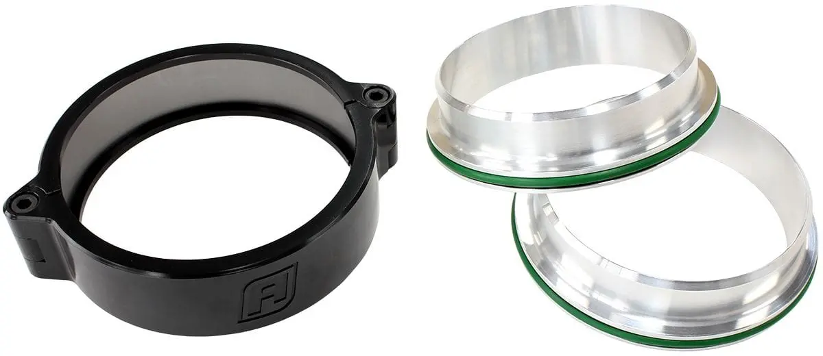 Af25-2000Blk 2" Billet Aluminum Intercooler Clamp Kit 1
