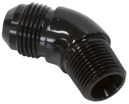 An Fitting Adapter: 45° Npt To -6An Full-Flow Male Connector (1/8" Npt) 1