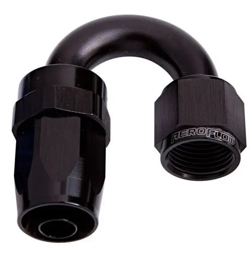100-Series 180° Swivel -20An Hose End – Black Anodized (Af106-20Blk) 1