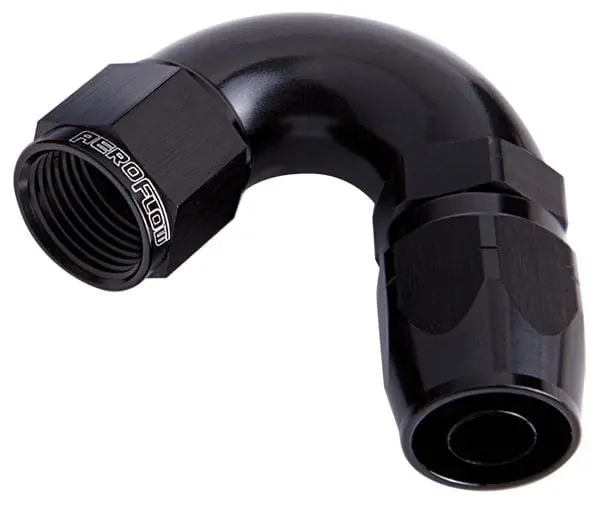 550 Series Full-Flow 120° Swivel Hose End – -10An, Black (Af554-10Blk) 1