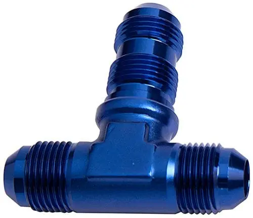 An Bulkhead Tee Fitting – -20An Female/Male/Male, Aluminum Af834-20 1