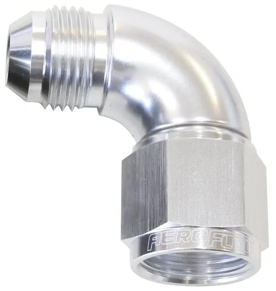 4An Swivel Fitting – 90-Degree Full-Flow Male-To-Female Flare Connector 1