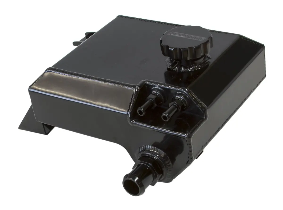 Custom Fabricated Black Radiator Overflow Tank – Compact Af77-1022Blk Design 1