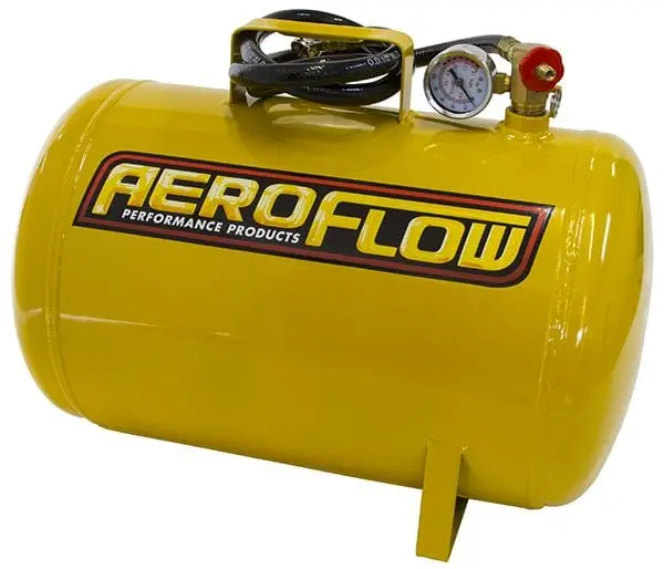 5-Gallon Portable Steel Air Tank – Yellow Finish, 125 Psi Rated 1