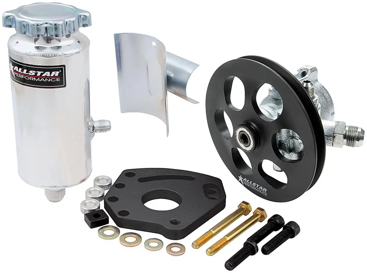 Allstar Performance Power Steering Conversion Kit – Universal Rack-And-Pinion Installation Package 1
