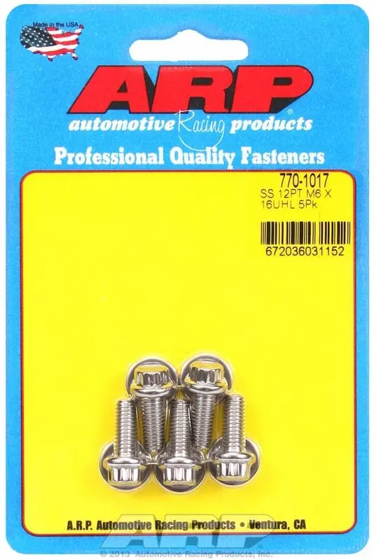 Stainless Steel 12-Point Bolt Kit – Ar770-1017, 5-Pack 1