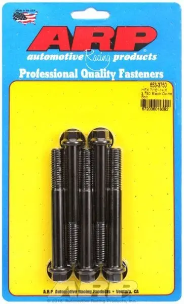 5-Piece Hex Head Black Oxide Bolt Kit (Ar653-3750) 1