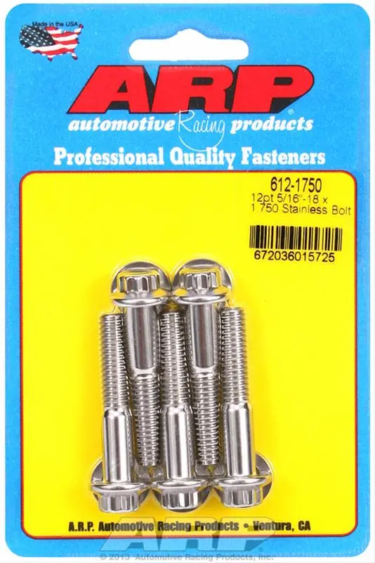 Arp 612-1750 Stainless Steel Fasteners – High-Strength Engine Bolts 1