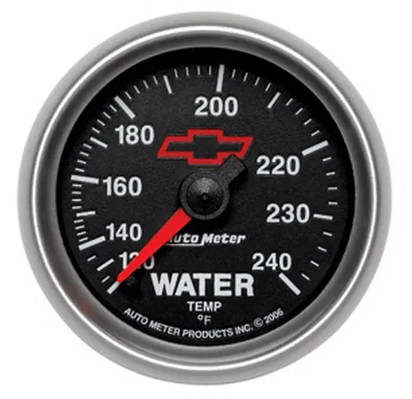 Chevrolet Bow-Tie Water Temperature Gauge – Oem-Style Analog Readout, Au3632-00406 1