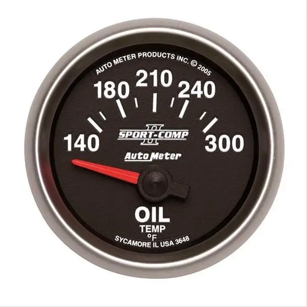 Autometer 3648 Sport-Comp Ii Analog Performance Gauge 1