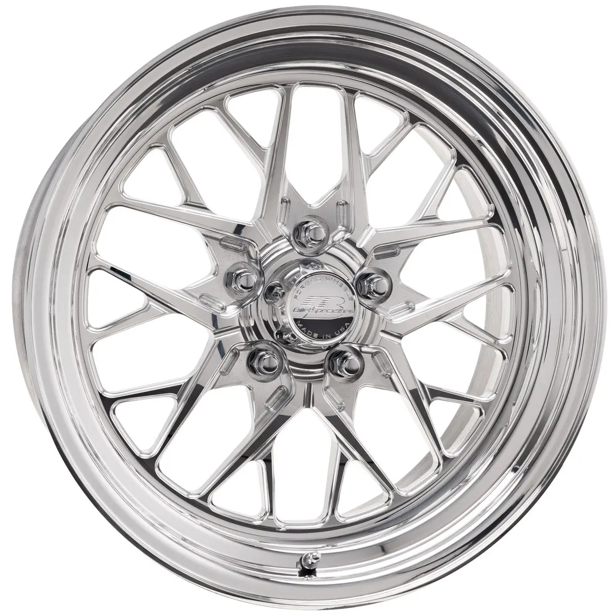 Billet Specialties Rs07795R 17-Inch Drag Racing Wheels 1