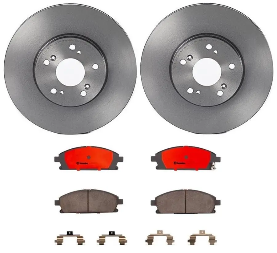 Brembo Kt00163 Front Brake Pad And Rotor Kit 1