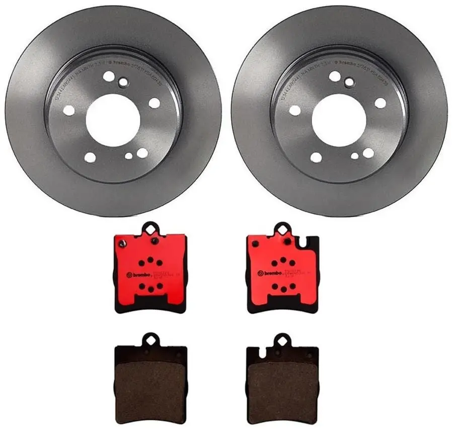 Brembo Kt00335 Rear Disc Brake Pad And Rotor Kit 1