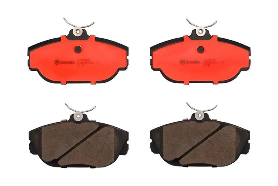 Brembo P24096N Ceramic Nao Brake Pads – Low-Dust, High-Torque Friction Material 1